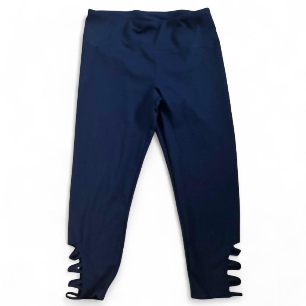 T4T Threads 4 Though sustainable recycled navy leggings w cut off details